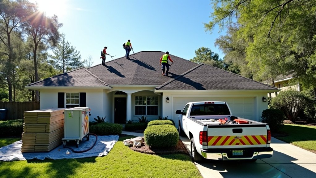 professional roof replacement process