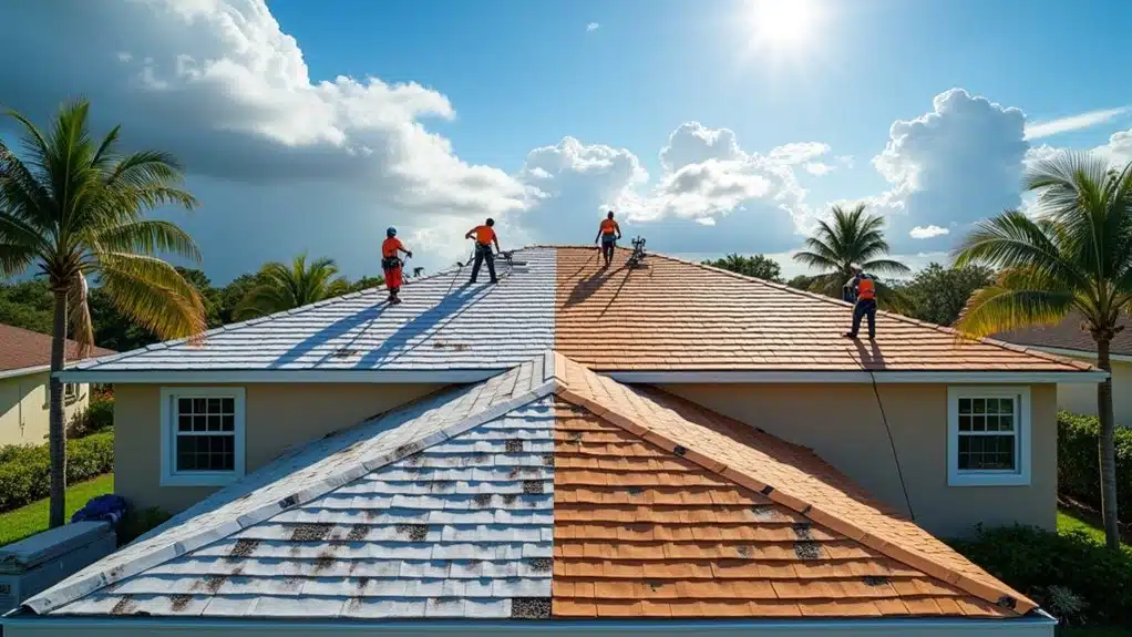 professional roof replacement process