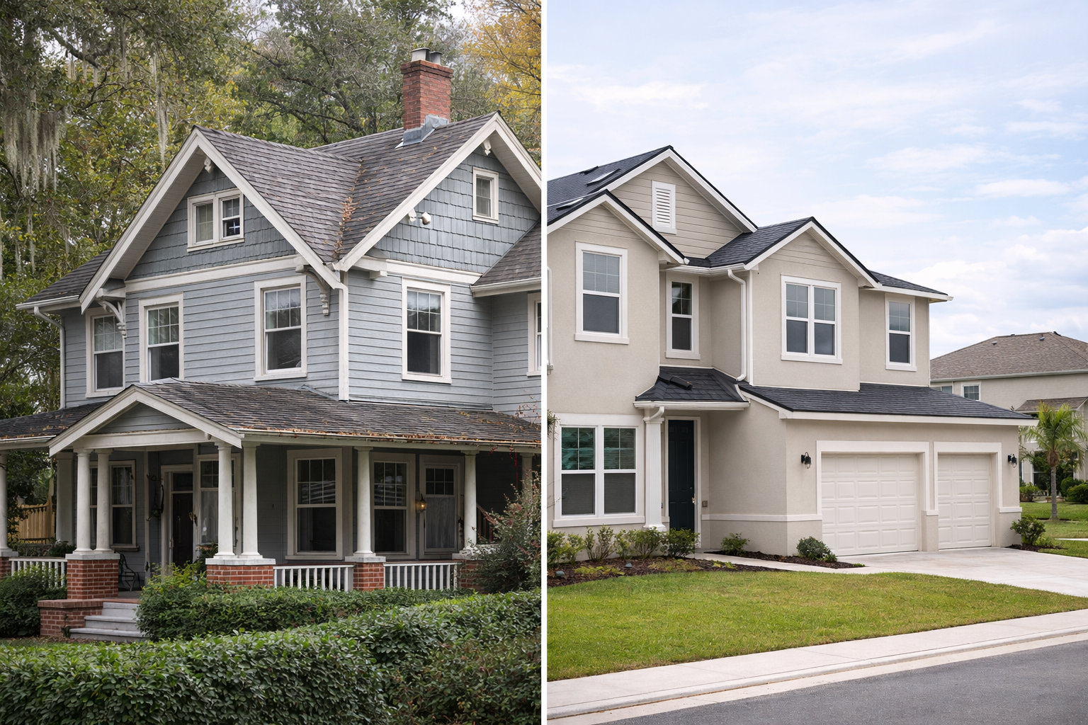 Older Neighborhoods vs. New Construction